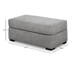 Naples Gray Ottoman -Broyhill Shop 810451017 9