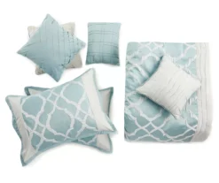 Broyhill Tiago Aqua 8-Piece Comforter Set -Broyhill Shop 810459762 1