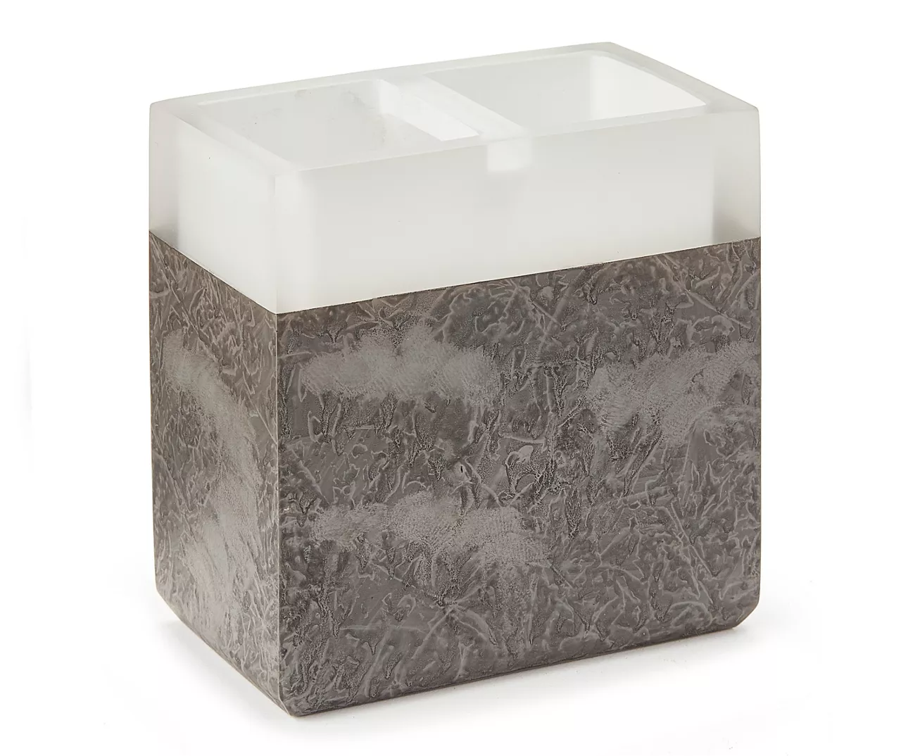 Bristol Gray Toothbrush Holder 1 Bristol Gray Toothbrush Holder