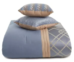 Broyhill Corinth Denim Geo 8-Piece Comforter Set -Broyhill Shop 810461374 1