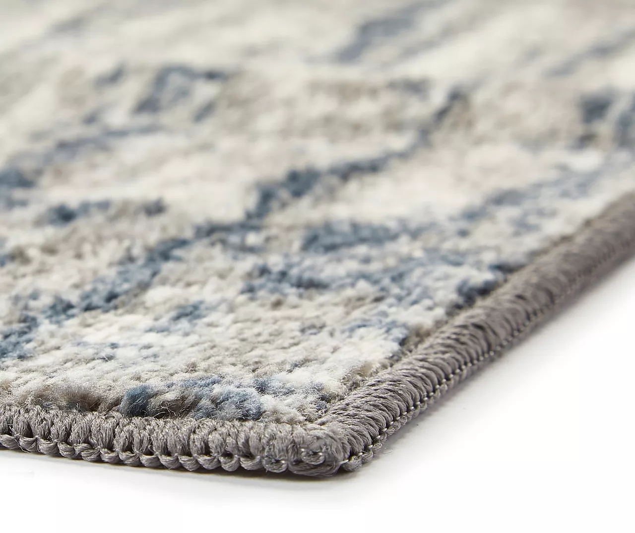 Broyhill Impressions Gray & Blue Abstract Area Rug 2 Broyhill Impressions Gray & Blue Abstract Area Rug - Image 2