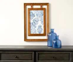 Double-Framed Blue Damask Hanging Wall Decor -Broyhill Shop 810498387 2