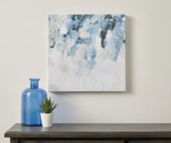 Blue Abstract Stretched Canvas -Broyhill Shop 810498390 2