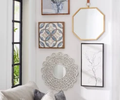 Gold Framed Octagonal Hanging Mirror -Broyhill Shop 810498693 810498698 810498702 810498695 810498384 1