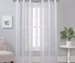 Broyhill Geo Sheer Grommet Curtain Panel Pair -Broyhill Shop 810507477