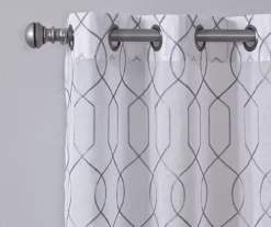 Broyhill Geo Sheer Grommet Curtain Panel Pair -Broyhill Shop 810507478 3