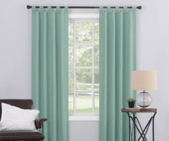 Broyhill Durham Semi-Sheer Textured Tab Top Curtain Panel -Broyhill Shop 810511388 3