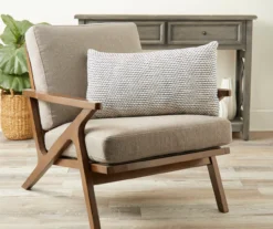 Elijah Blue Textured Throw Pillow -Broyhill Shop 810512562 2