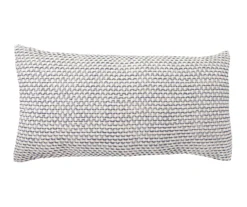 Elijah Blue Textured Throw Pillow