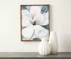 Framed White Floral Canvas -Broyhill Shop 810513213 2