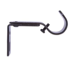 Legacy Brown-Black Adjustable Curtain Rod Brackets, 2-Pack -Broyhill Shop 810524291 3