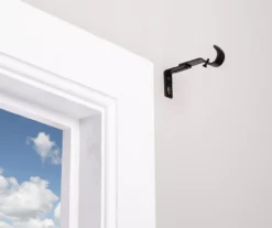 Legacy Brown-Black Adjustable Curtain Rod Brackets, 2-Pack -Broyhill Shop 810524291 6