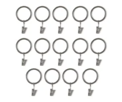 Legacy Antique Pewter Curtain Rod Clip Rings, 14-Pack 6 Legacy Antique Pewter Curtain Rod Clip Rings, 14-Pack -Broyhill Shop 810524292 3