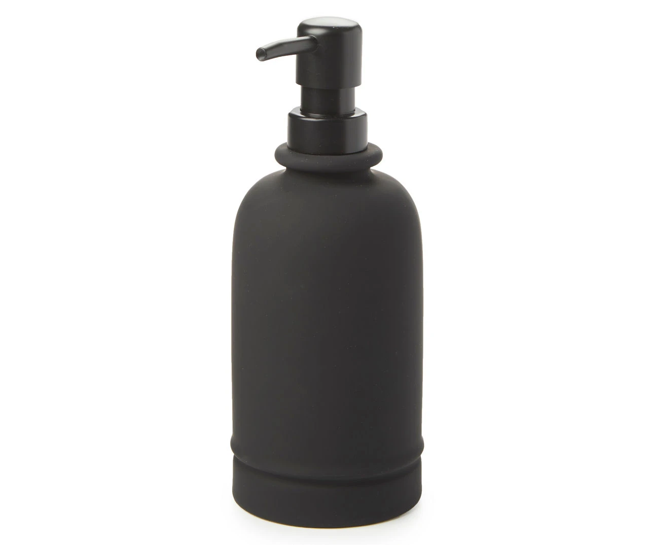 Matte Black Rubberized Lotion Pump 1 Matte Black Rubberized Lotion Pump