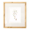 Floral Linen Framed Print