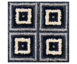 Broyhill Navy Square Pattern Klein Area Rug -Broyhill Shop 810542869 810542870 810542871 810542872 A0 4