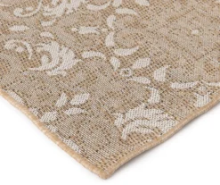 Broyhill Sandpointe Tan & Ecru Damask Outdoor Area Rug -Broyhill Shop 810546500 810546501 810546502 3 1