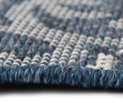 Broyhill Sandpointe Cobalt & Ecru Damask Outdoor Area Rug -Broyhill Shop 810546507 810546506 810546505 810546504 810546503 6