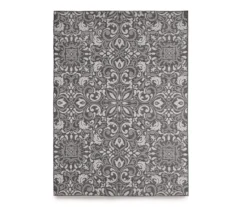 Broyhill Sandpointe Granite & Ecru Damask Outdoor Area Rug -Broyhill Shop 810546510 1