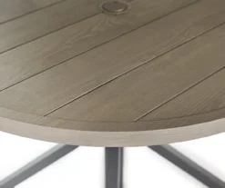 Sandpointe Neutral Steel Round Patio Dining Table -Broyhill Shop 810554377 2