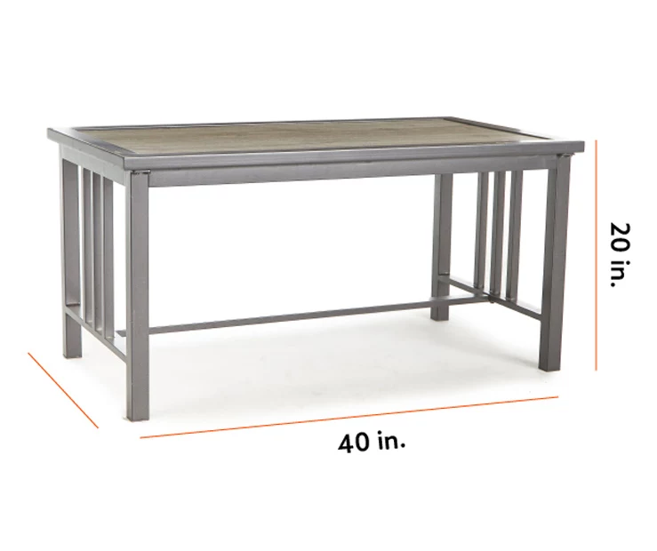 Eagle Brooke Wood Look Patio Coffee Table 5 Eagle Brooke Wood Look Patio Coffee Table - Image 5