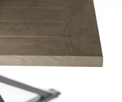 Autumn Cove Light Brown Wood Look Square Steel Patio Dining Table -Broyhill Shop 810557039 2 1