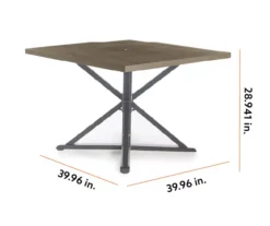 Broyhill Autumn Cove Wood Look Square Steel Patio Dining Table -Broyhill Shop 810557039 99 2