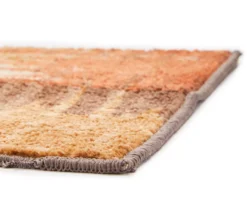 Broyhill Brown & Red Abstract Patchwork Accent Rug -Broyhill Shop 810557489 810557651 2