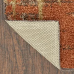 Broyhill Brown & Red Abstract Patchwork Accent Rug -Broyhill Shop 810557651 2