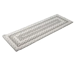 Broyhill Gray Braided Print Accent Rug -Broyhill Shop 810557665 3