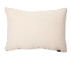 Black & White Knotted Stripe Rectangle Throw Pillow -Broyhill Shop 810565452 1