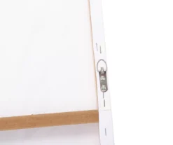 White & Green Embellished Cattail Wrapped Canvas -Broyhill Shop 810567733 810567732 2