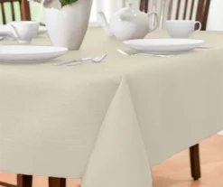 Broyhill Antique White Fabric Tablecloth -Broyhill Shop 810569769