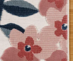 Broyhill Nauru Blue & Pink Floral Outdoor Area Rug -Broyhill Shop 810586608 810586609 810586610 A1 1 1