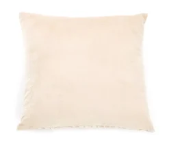 New Beginnings Brown Rice & White Loop Chenille Square Throw Pillow -Broyhill Shop 810591653 A8 2