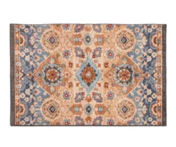 Broyhill Blue & Tan Traditional Floral Accent Rug -Broyhill Shop 810602761 A0