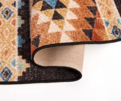 Broyhill Orange & Brown Geometric Accent Rug -Broyhill Shop 810602766 810602765 A8 1