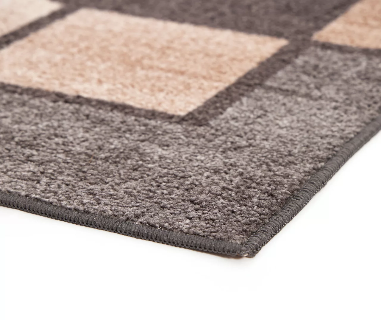Broyhill Gray & Taupe Color Block Accent Rug 7 Broyhill Gray & Taupe Color Block Accent Rug - Image 7