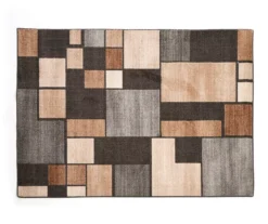 Broyhill Gray & Taupe Color Block Accent Rug 11 Broyhill Gray & Taupe Color Block Accent Rug -Broyhill Shop 810602770 A0