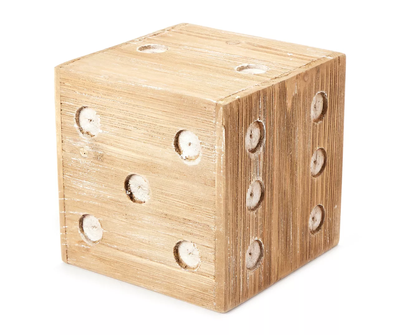 Wood Dice Tabletop Decor 1 Wood Dice Tabletop Decor
