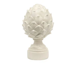 White Artichoke Tabletop Decor