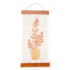 Wild Sedona Peach & Yellow Floral Hanging Canvas Tapestry