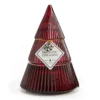 Festive Gathering Sparkling Cinnamon Glass Tree Candle, 8 Oz.