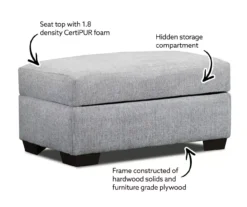 Parkdale Dove Storage Ottoman 7 Parkdale Dove Storage Ottoman -Broyhill Shop 810616031 X0 1 1