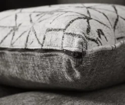 Alexandria Gray Chenille Sofa -Broyhill Shop 810616679 810616680 B0 5