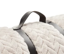 Whisper White Zigzag-Embossed Velvet Queen Blanket 6 Whisper White Zigzag-Embossed Velvet Queen Blanket -Broyhill Shop 810617573 A8 2